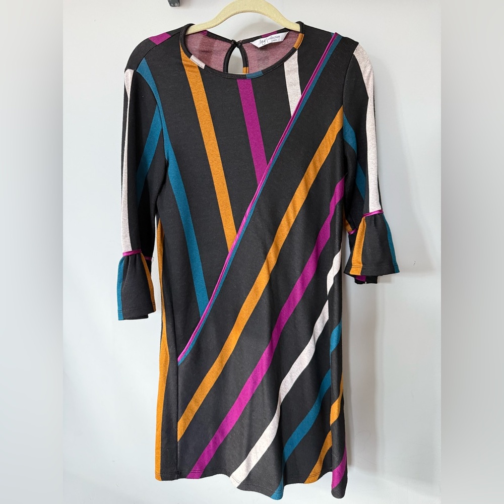 Colorful Striped Long Sleeve Top